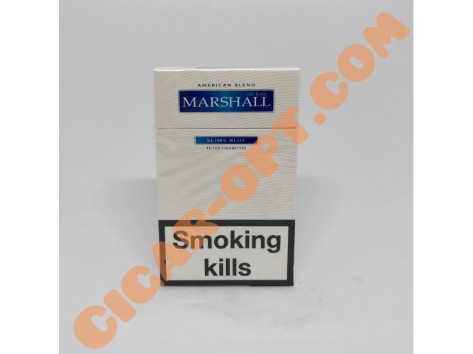 Сигареты Marshall Slims Blue картон